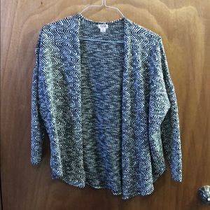 Black and white cardigan